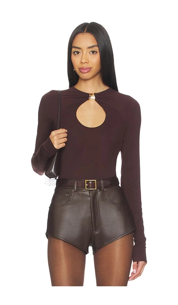 Lovers and Friends Adeline Top in Brown. - size L