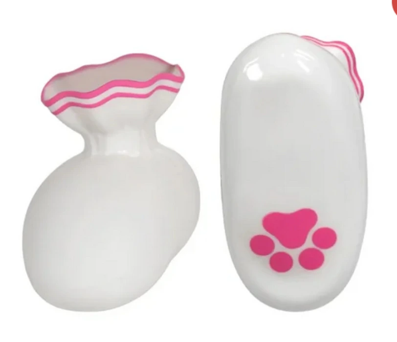 Inflatable Silicone White Baby Paws Booties