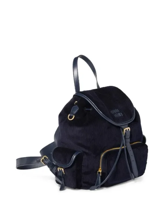 Miu miu corduroy backpack