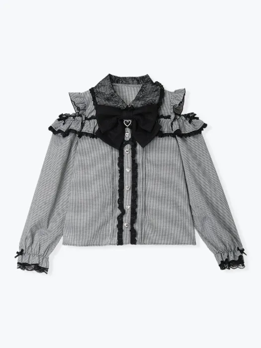 noemie large ribbon blouse