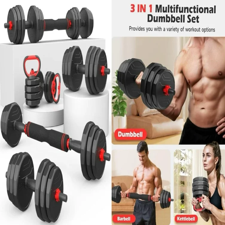 GymEq. | 3-in-1 Weight Set 