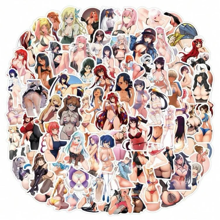 Ani | 70Pc Waifu-Stickers