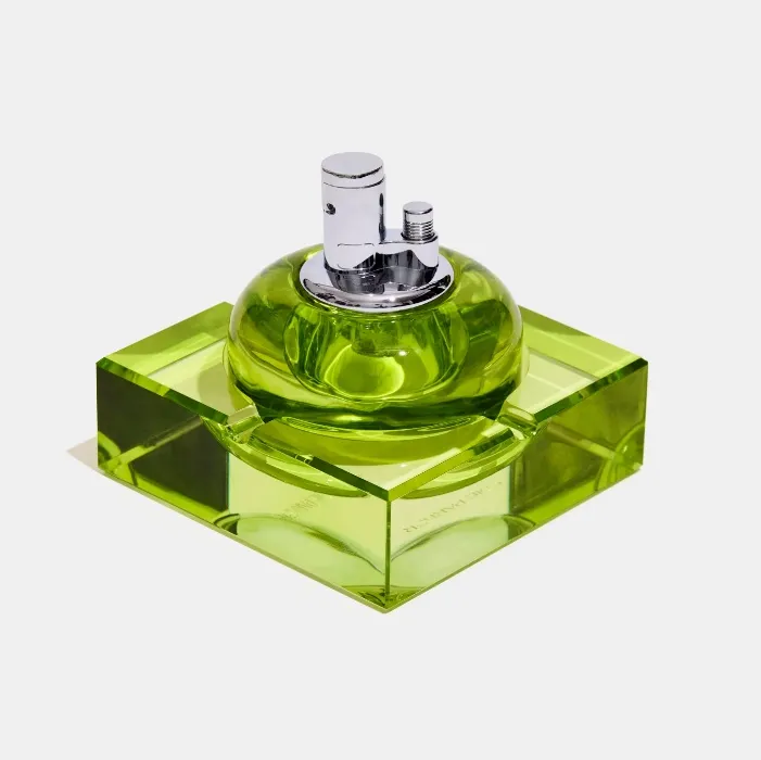 Edie Parker Glass Tabletop Lighter (Chartreuse)