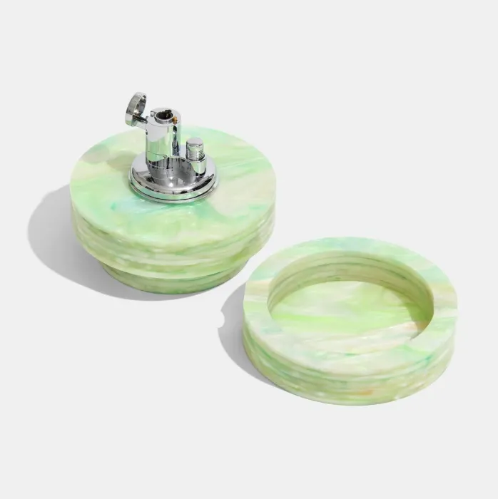 Edie Parker Tabletop Lighter in Mother of Pearl