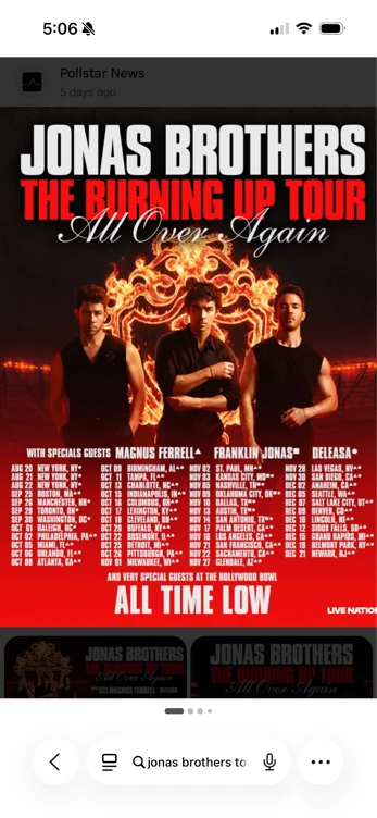 JONAS BROTHERS TICKETS 