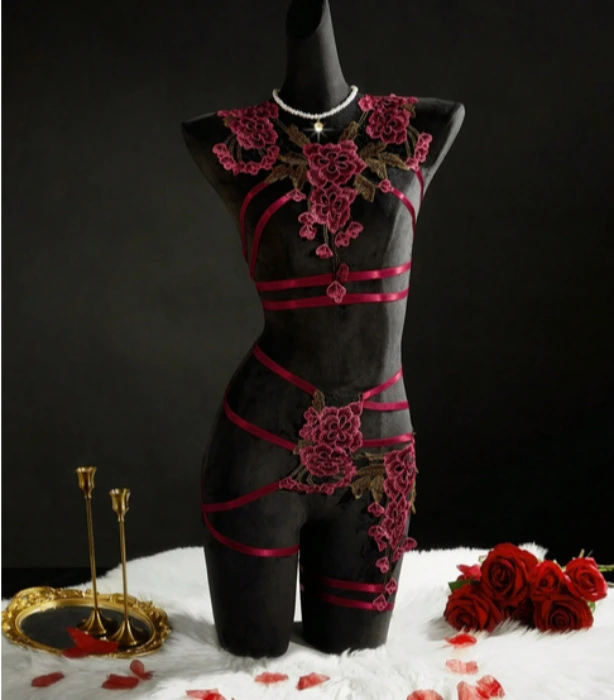 embroidered lingerie
