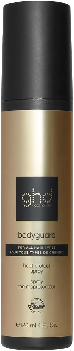 ghd Bodyguard-Heat Protectant Spray, for All Hair Types, Lightweight Non-Greasy Advanced Formula, UV Protection up to 230°C (120ml), PAO 12 Months : Amazon.ie