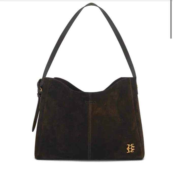 Holland Cooper Camden Tote chocolate suede 