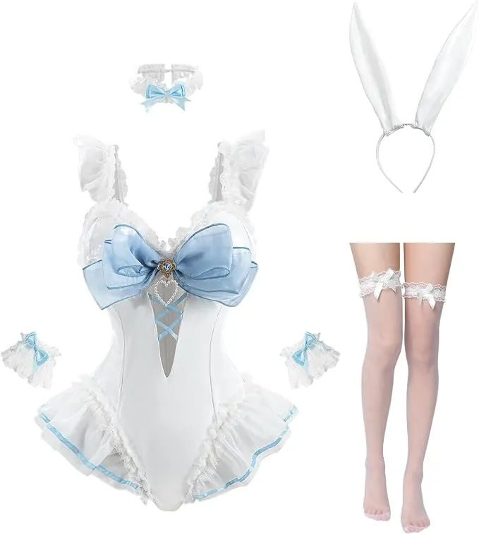 Elegant White Bunny Suit