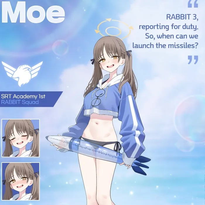 [Blue Archive] Moe Swimsuit Cosplay