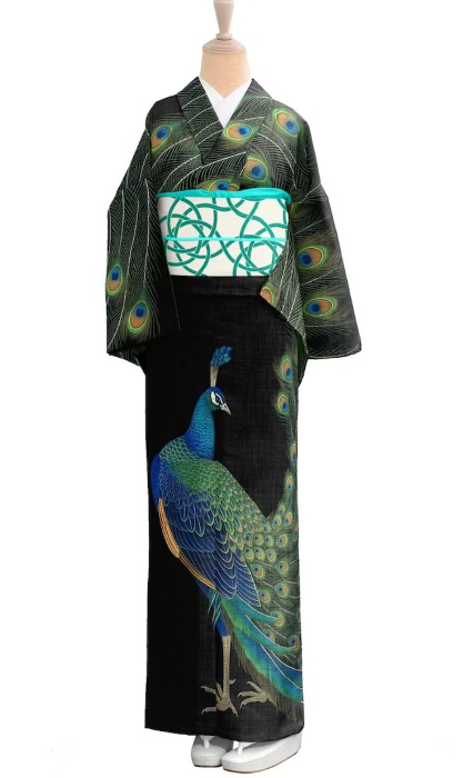 Peacock Kimono
