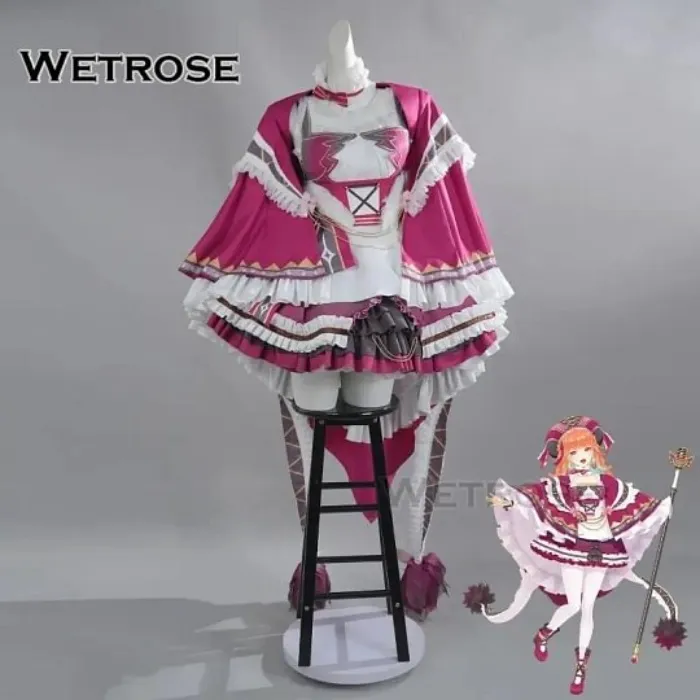 [Wetrose] Pre-Order Takanashi Kiara Hololive EN Vtuber Drawn to Dawn Concert New Outfit Cosplay Costume