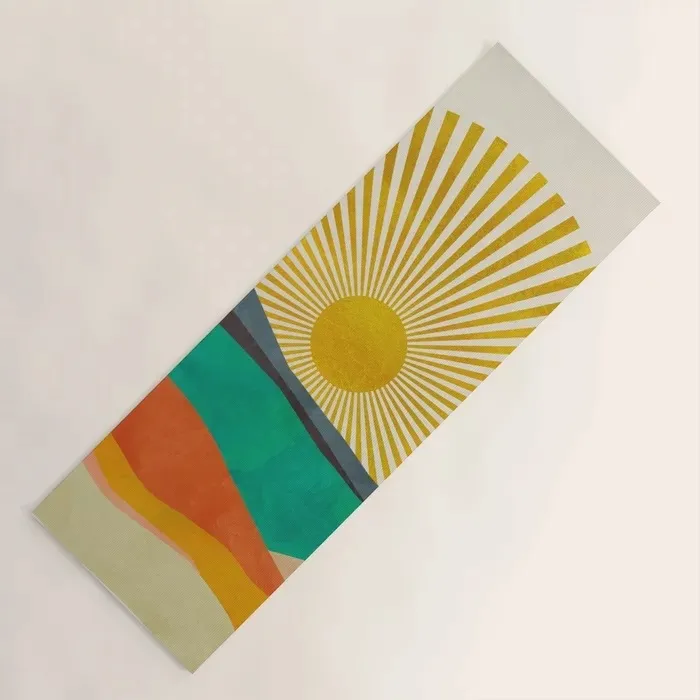Hope Sun Yoga Mat by Ana Rut Bre Fine Art | Society6