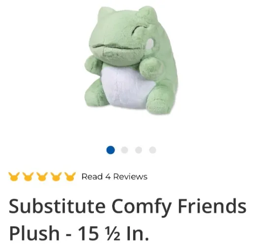 Substitute Comfy Friends Plush