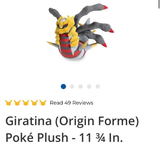 Giratina (Origin Forme) Plush