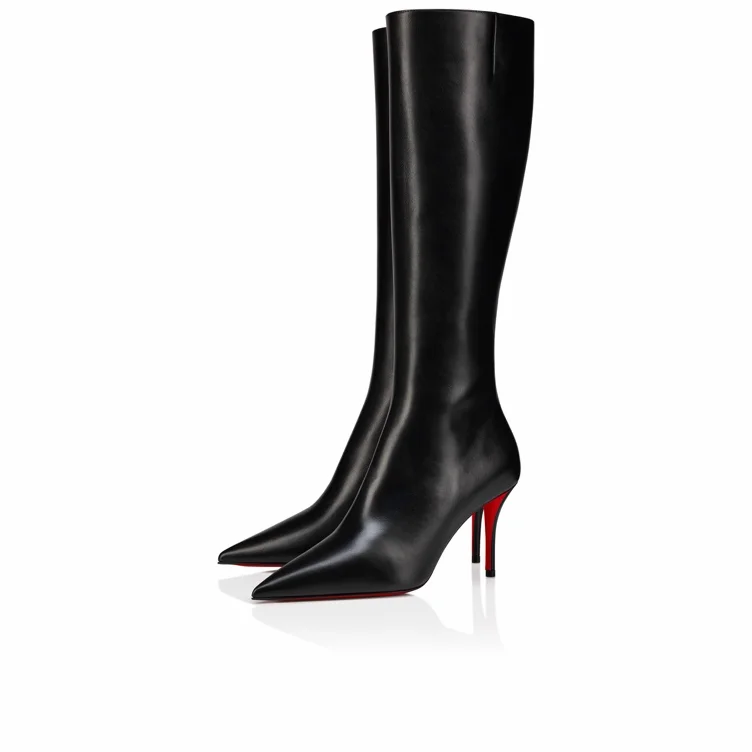 Miss Z Botta Leather Louboutin Boots 