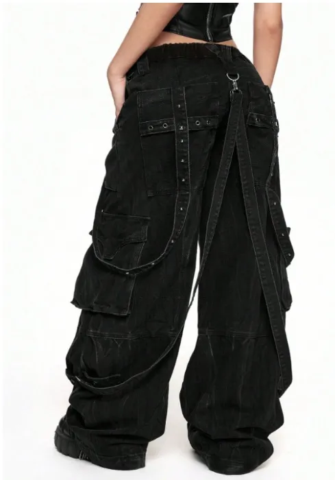 Grunge punk jeans