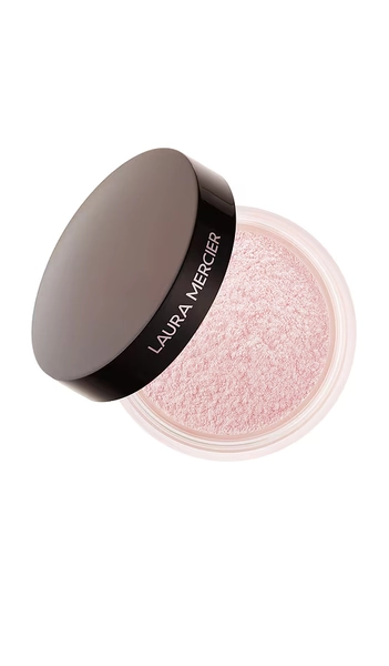 Laura Mercier Secret Brightening Under Eye Powder in Soft Pink.