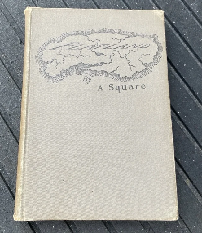 Flatland by A Square - 1885 1st edition