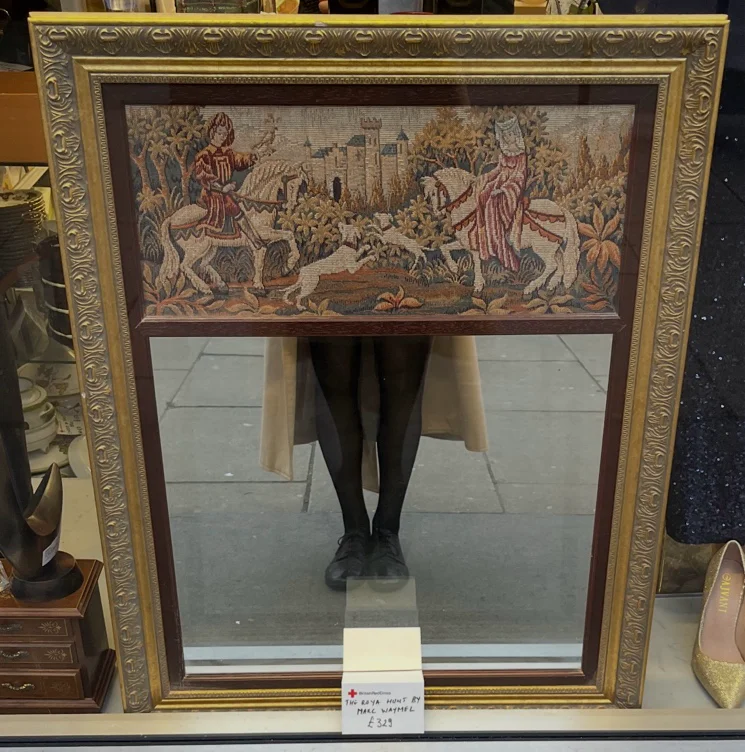 The Royal Hunt tapestry mirror