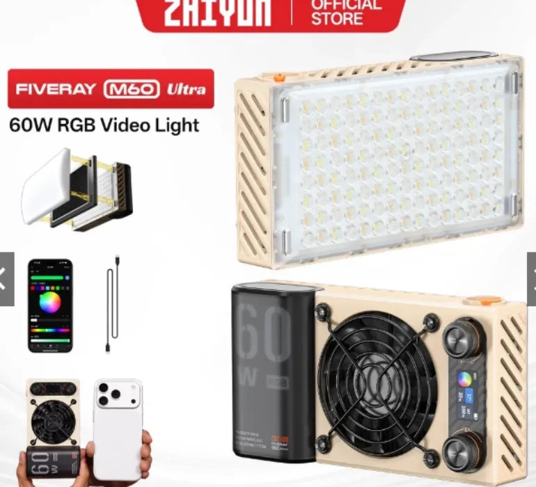 zhiyun m60 rgb light