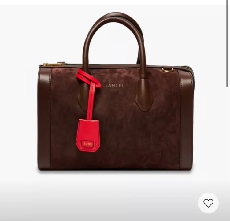 Sac à main bowling M Marron - Lancel | Galeries Lafayette