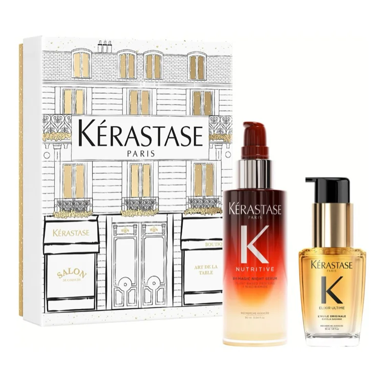 Coffret de fin d'année - Sérum de nuit Nutritive et huile Elixir Ultime