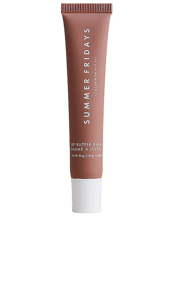 Summer Fridays Lip Butter Balm in Vanilla Beige.
