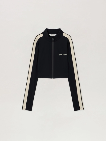 PALM ANGELS Classic Logo Training Jacket - Woman Activewear Black Off White M M
