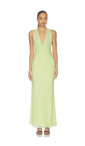 AFRM Anja Dress in Green. - size M