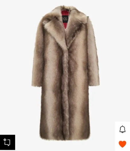Long fur coat