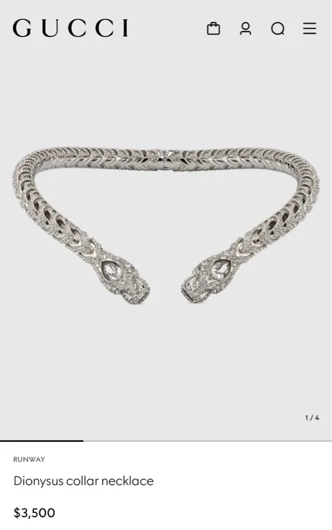 Dionysus collar necklace