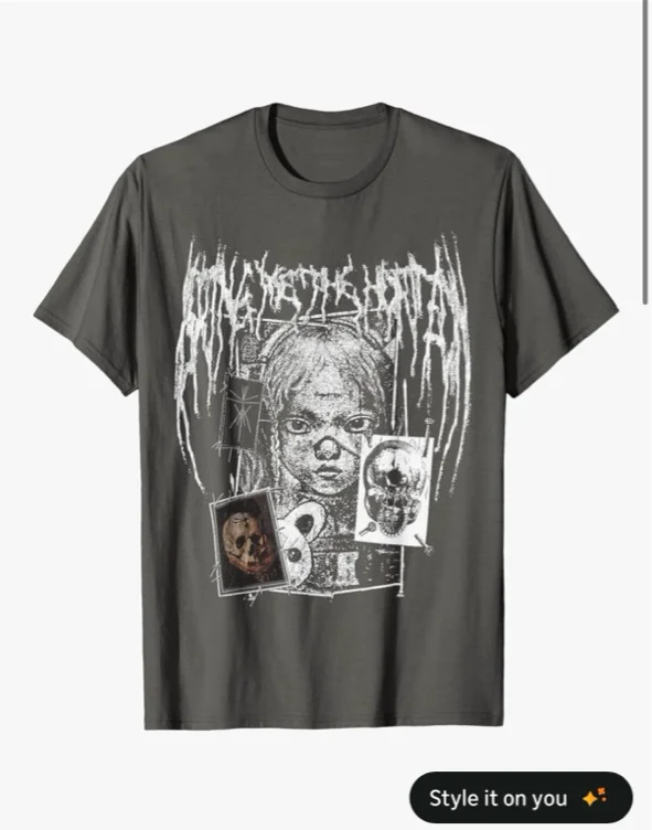 band merch for an emo