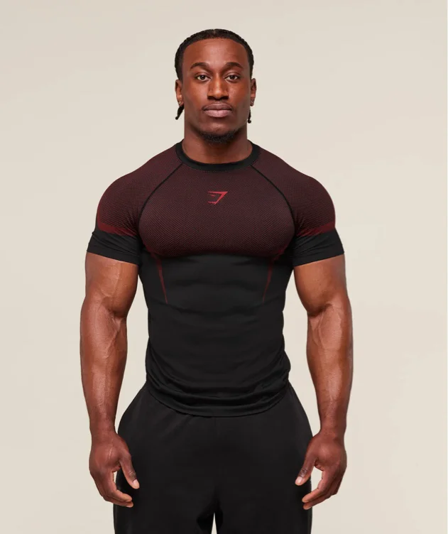 Gymshark onyx compression tee