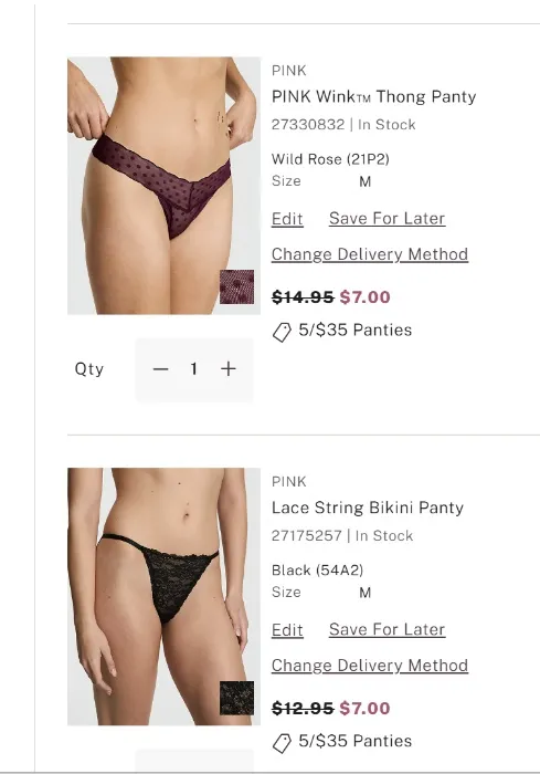 Huge Victoria Secret/PINK Panty Haul!