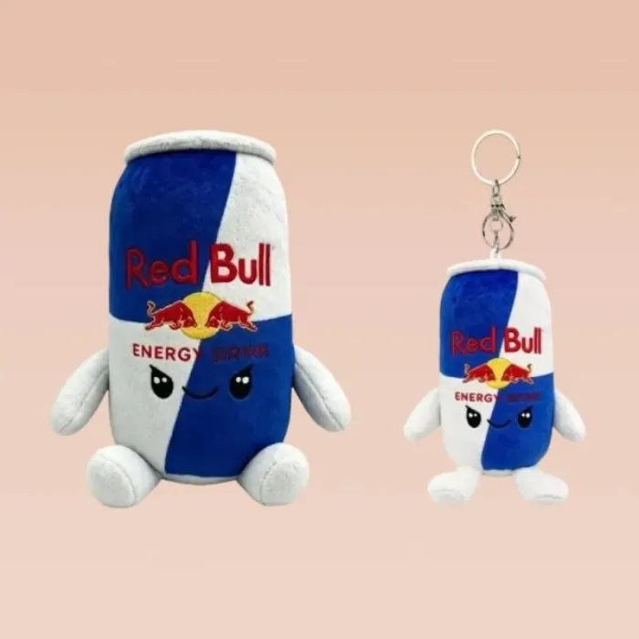 RedBull Plush And Keychain Set 2PCS