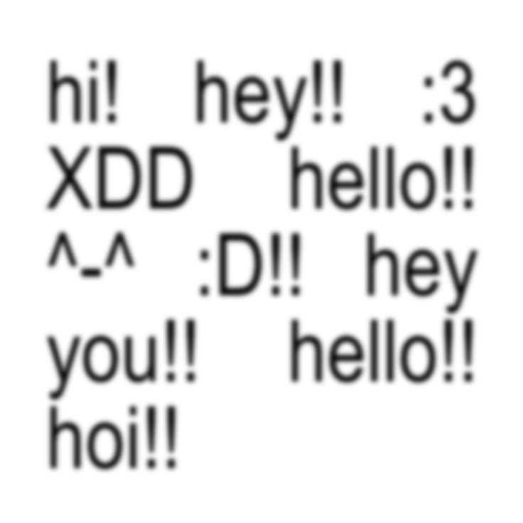Hello (for Dms) 