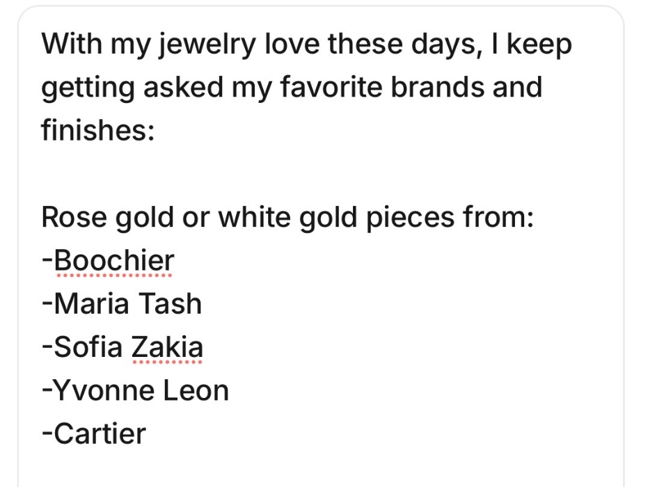 Wondering what my favorite jewelry brands are? 
