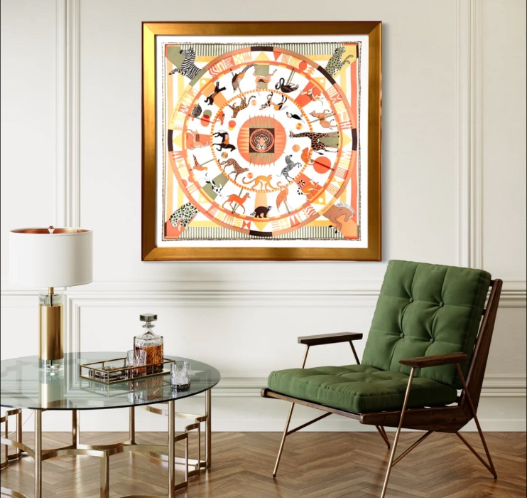 Les Folies du Faubourg scarf 90