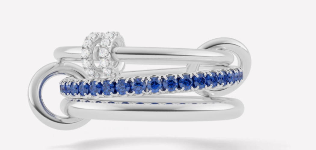 Spinelli Raneth Silver Blu ring 