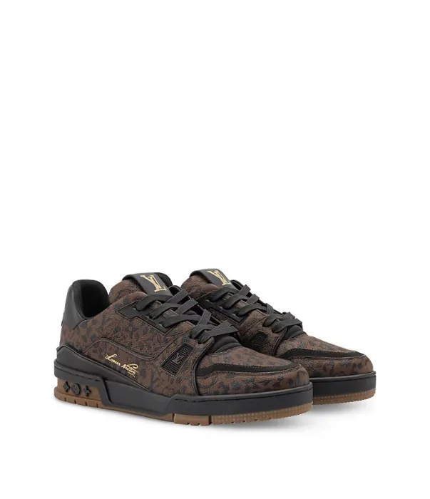 🐆Louis Vuitton Leopard print Sneakers🤎