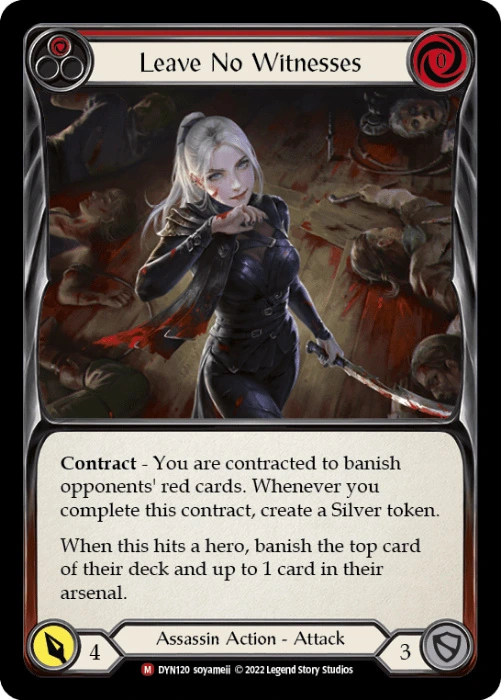 Leave No Witnesses – Red – Block 101 Hobbies Store