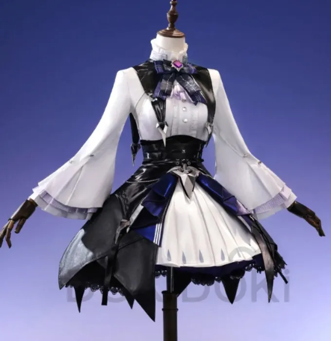 【Ready For Ship】【Glowing】DokiDoki-SR Game Zenless Zone Zero Cosplay Vivian Costume Vampire Girl ZZZ Halloween | Costume Only-M-Ready For Ship