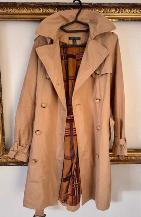 Trench beige élégant 