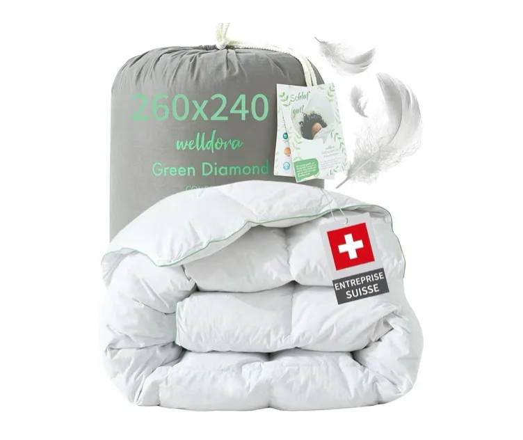 Couette chaude hiver nuit d’hiver en duvet