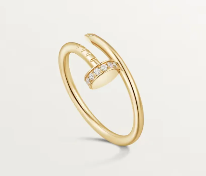 Cartier | Juste un Clou ring, small model, diamonds