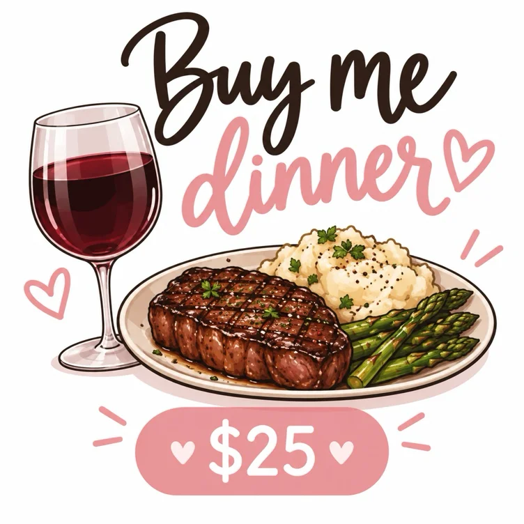 Buy Me Dinner 🍽️  💕 