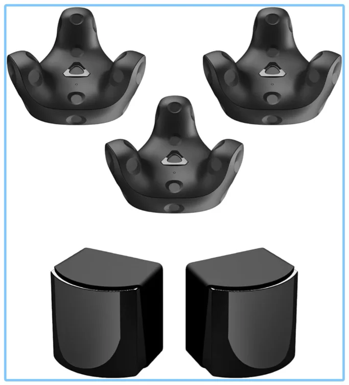 HTC Vive Tracking Bundle - 3 count Tracker (3.0) + 2 count SteamVR Base Station 2.0