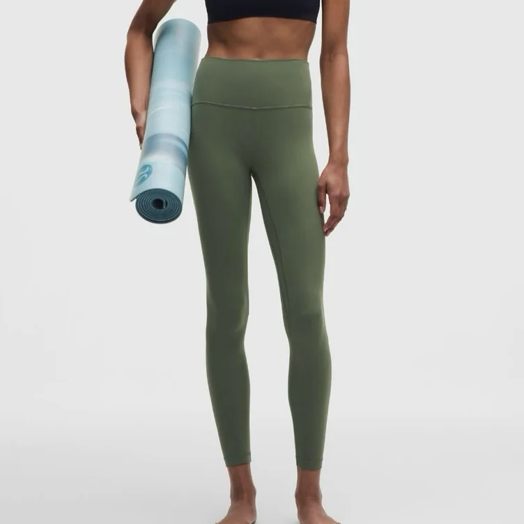 Saje Green Lululemon Align Leggings