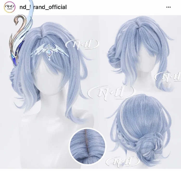 Odette wig + head pieces